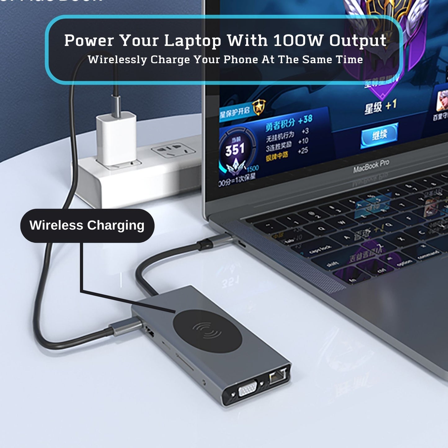 Type-C USB Hub Adapter 13 in 1