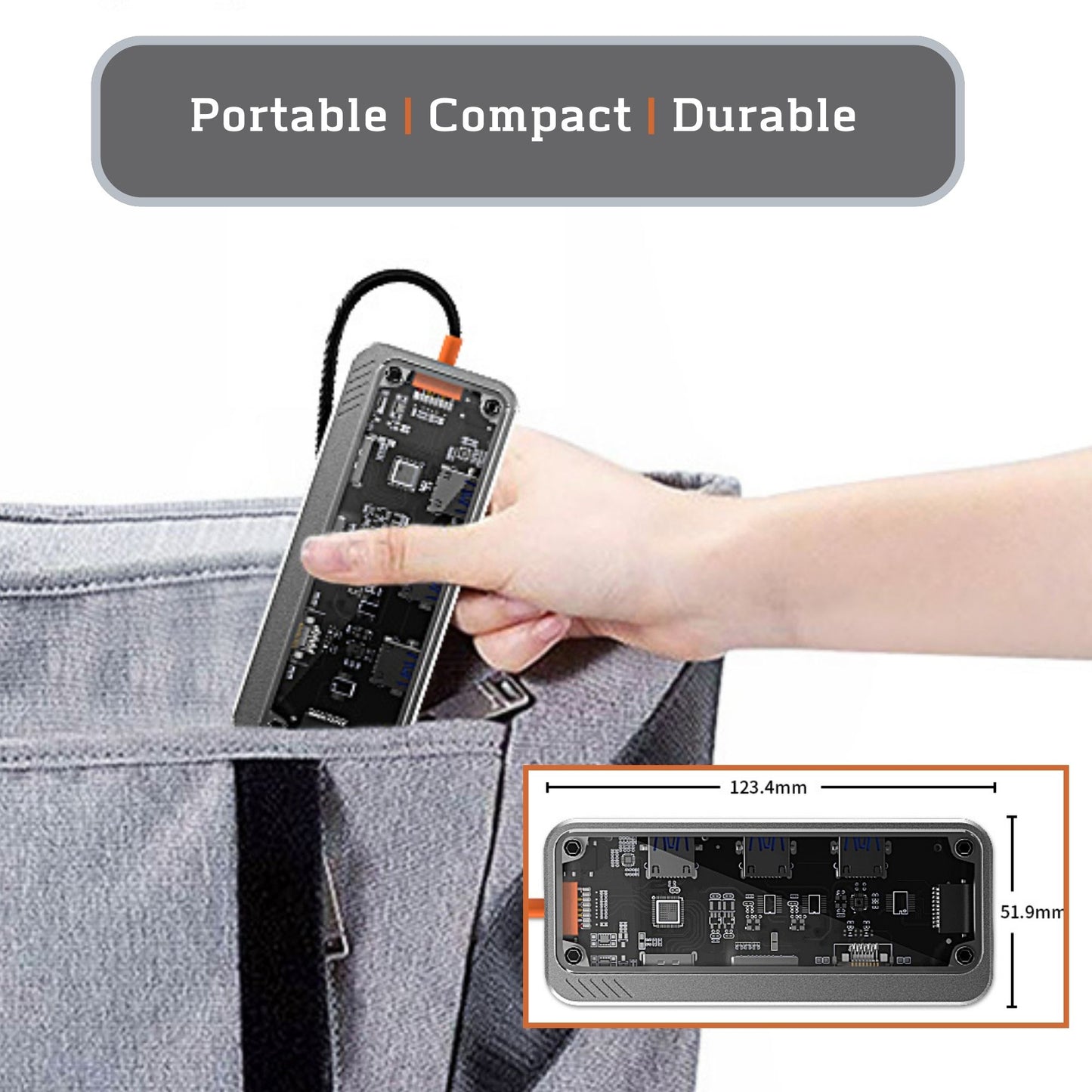 Type-C USB Hub Adapter 10 in 1
