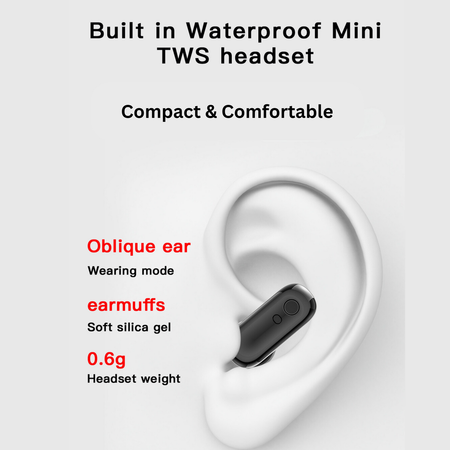 2 in 1 Watchbuds (earbuds in smart watch)