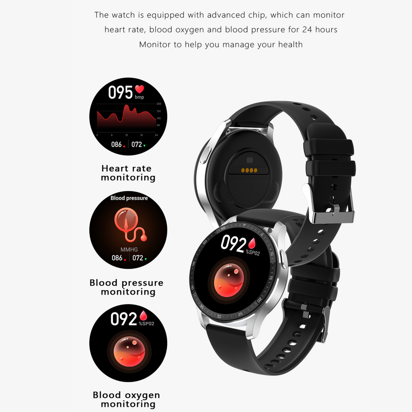 2 in 1 Watchbuds (earbuds in smart watch)