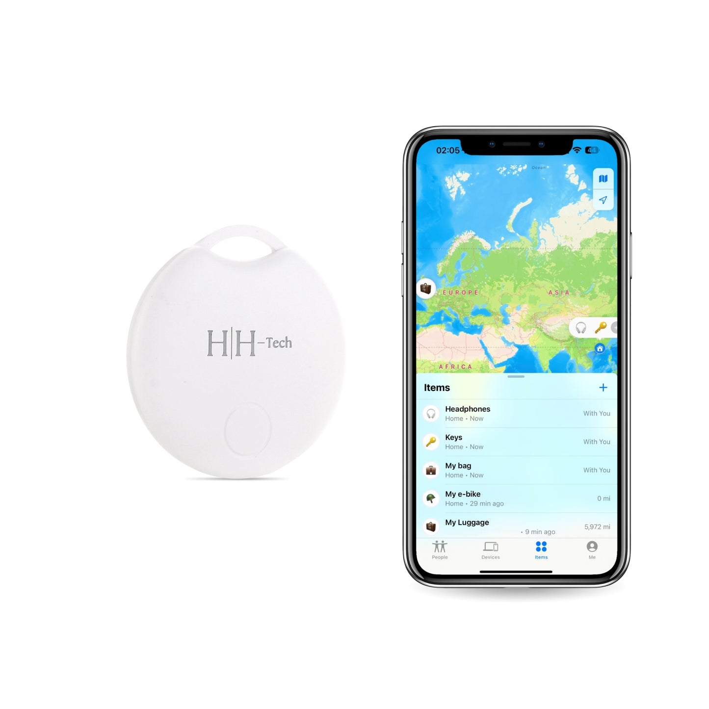 SmartTag LITE For Apple iOS: Key Finder, Item Finder, Tracker, Locate Your Wallet & Valuables Worldwide, Compatible with iPhone Find My App